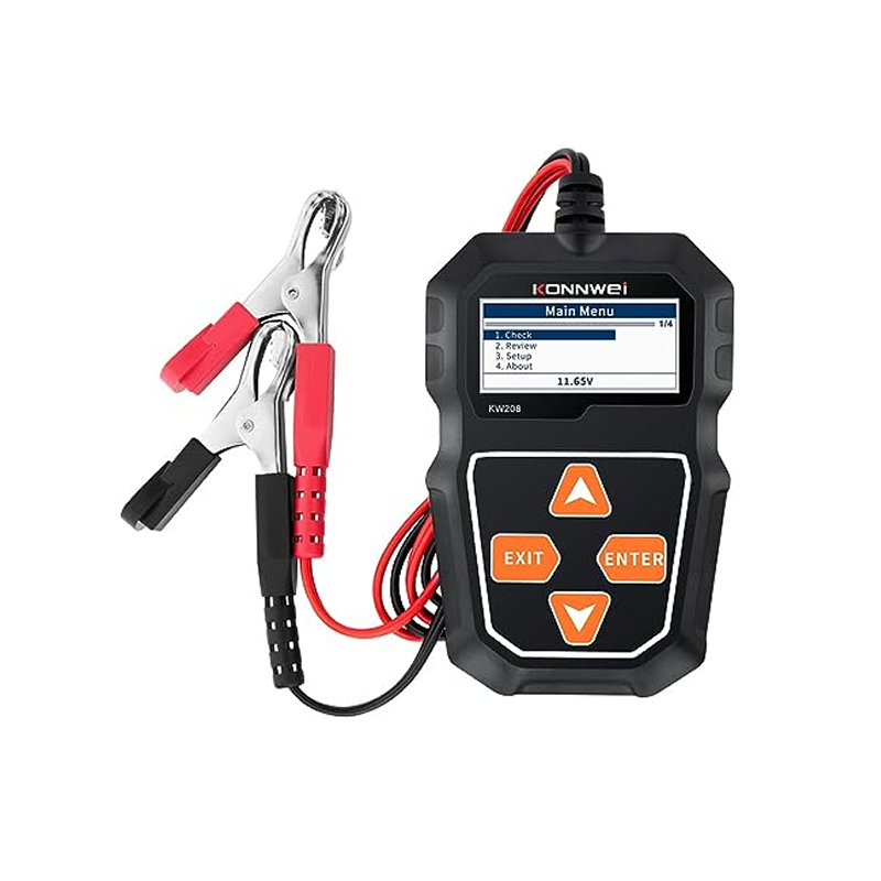 Car Battery Tester with 2.0 Backlit Screen Voltage Display