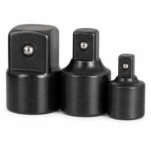 3 Piece Impact Socket Adapter Set for Power Tools and Wrenches