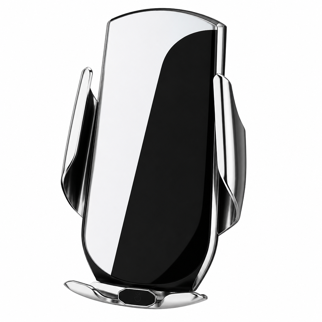 Black Car Wireless Charger 20W for Fast in Vehicle Phone Charging