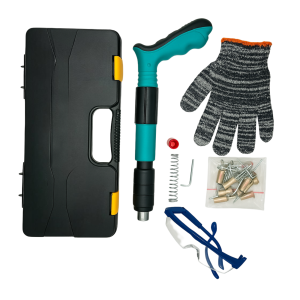 Air Impact Wrench Kit with Silencing Fastener Goggles and Case