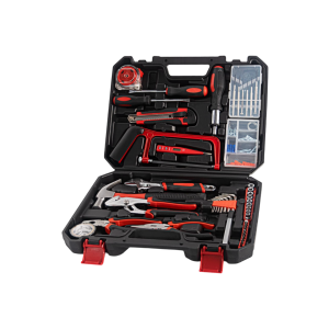 Tool Set with Sockets Screwdrivers Pliers Utility Knife 3m Tape