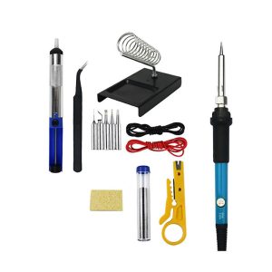 Kit Multiple Tips Desoldering Pump Carrying Case