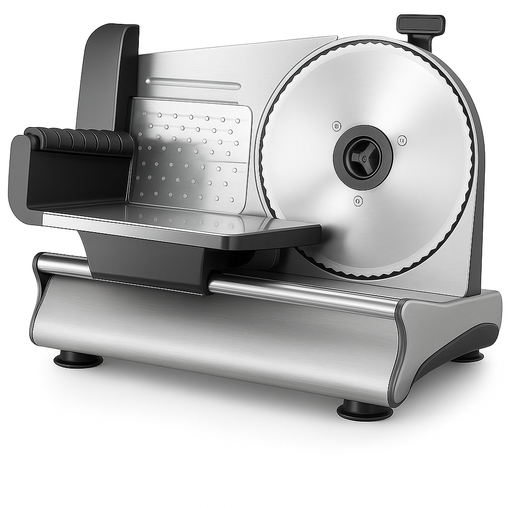 Electric Food Slicer 200W Designed in Italy Adjustable Thickness