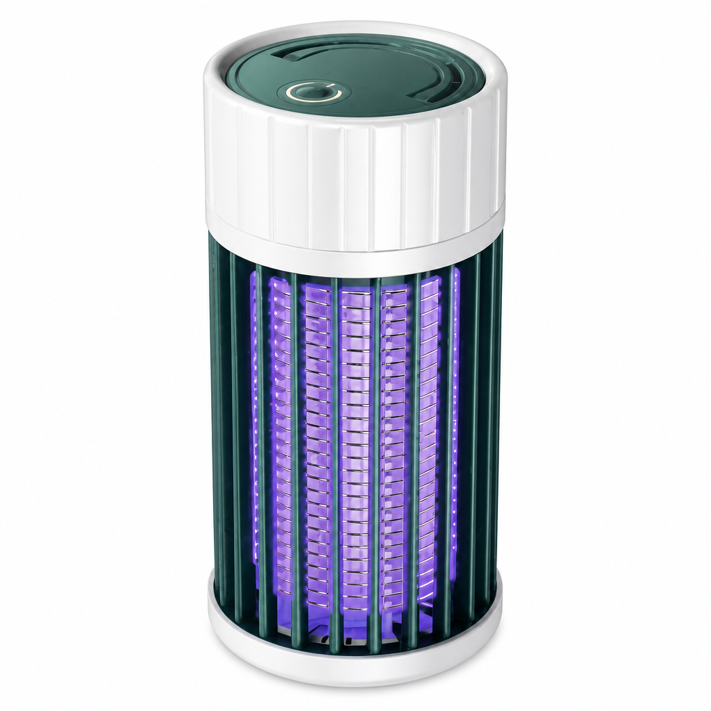 Mosquito Killing Lamp with Strong Power Grid and Purple Light Trap