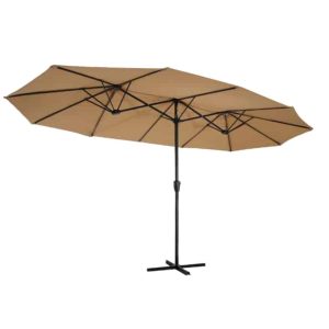 Twin Outdoor Umbrella - Brown