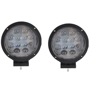 2 Pcs 60W 4WD ATV UTV Motorbike LED Light Bar 7inch