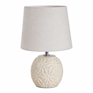 Table Lamp with Porcelain Base Modern Accent Lighting