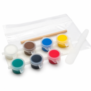 Leather and Vinyl Repair Kit with Color Mixing and 3 Grain Papers