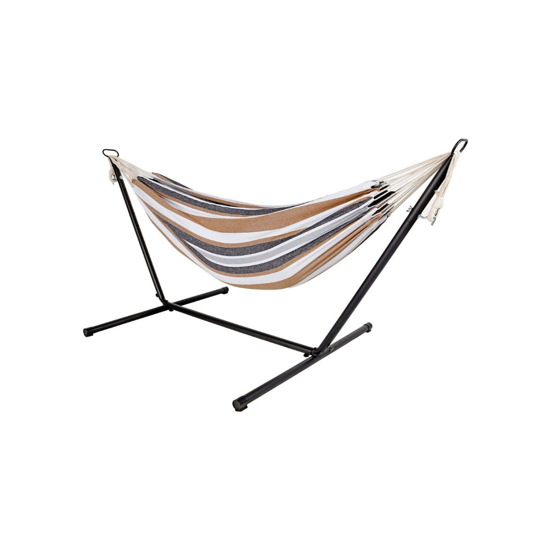 Portable Hammock with Stand & Carry Bag - Indoor & Outdoor