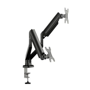 17 Up To 32 Inch Dual Arm Heavy Duty Table Top Monitor Bracket Holder