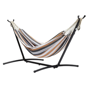 Basics Double 2 Person Heavy Duty Hammock with Space Saving