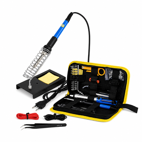 Kit Multiple Tips Desoldering Pump Carrying Case