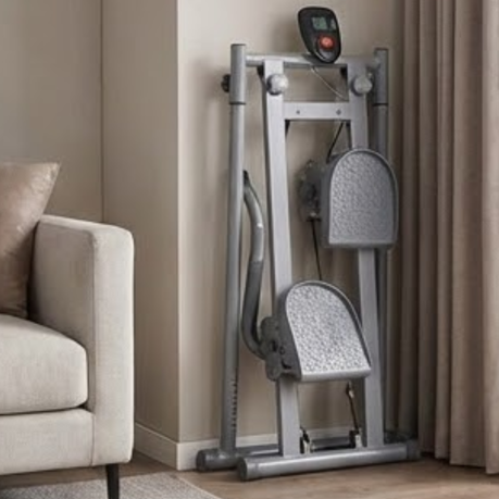 Foldable Vertical Stepper Climber Machine for Total Body Home Cardio